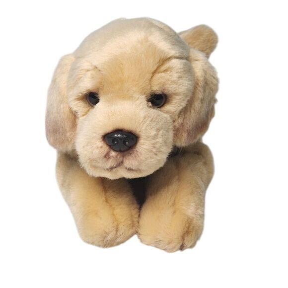 Russ Berrie Yomiko Classics Yellow Labrador Lab Puppy Dog Plush Realistic Toy - Picture 1 of 9